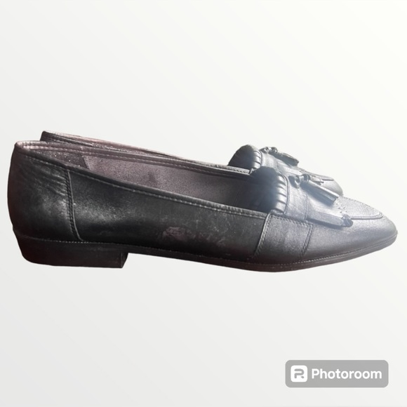 Sigi LC Tassel Fringe Oval Pointed Women’s Loafers Sz10M Slip Ons Flats Vintage - Picture 8 of 16